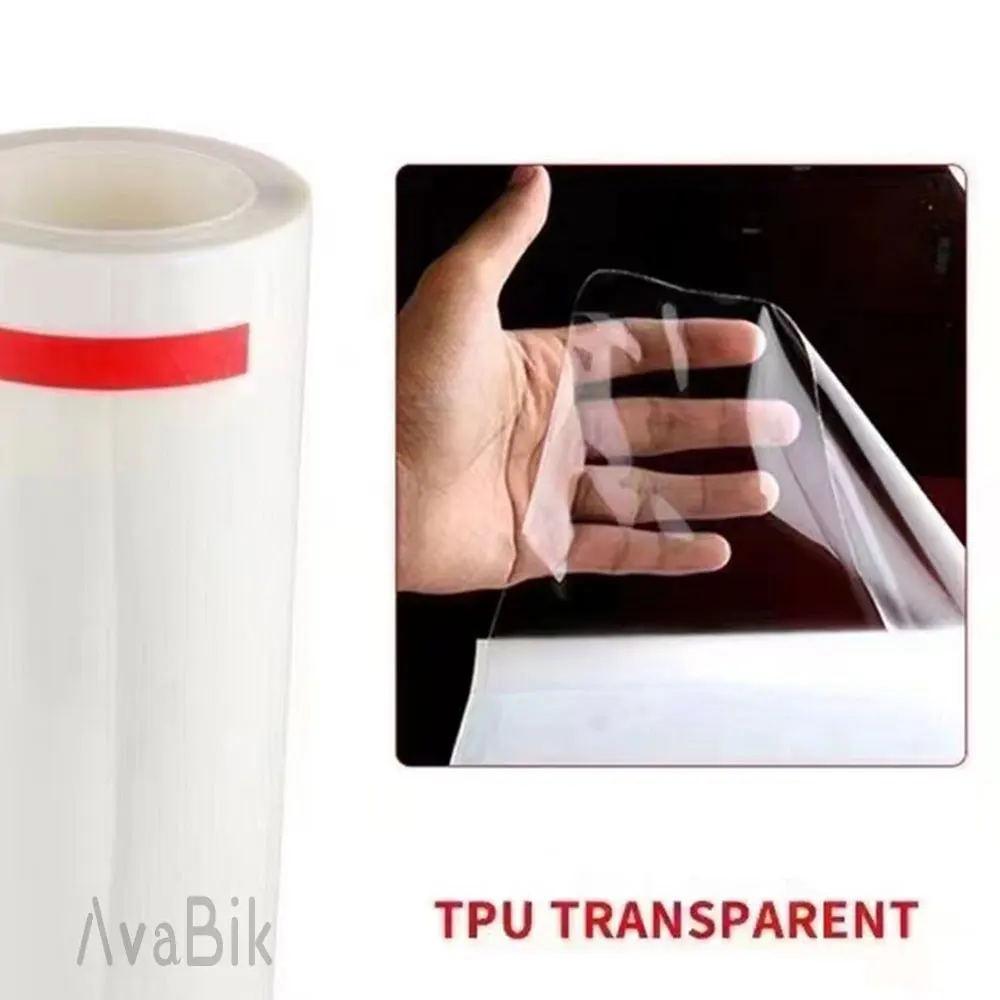 

1.52x15M/Roll Sizes Transparent Vinyl Film TPU Protection Wrap PPF Paint Protection Film Gloss Car Body Skin Surface Stickers