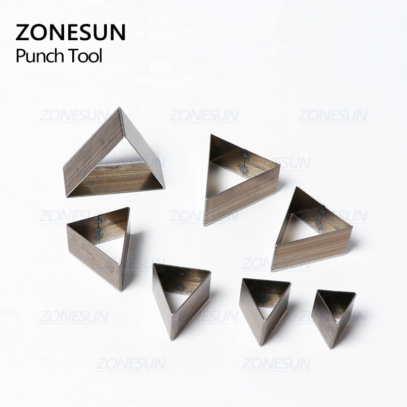 ZONESUN Rhombus Leaf Leather Cutting Die Clicker Steel Rule Die 20/25/30/50mm Punching Tool For Cutting Out Leather Earring
