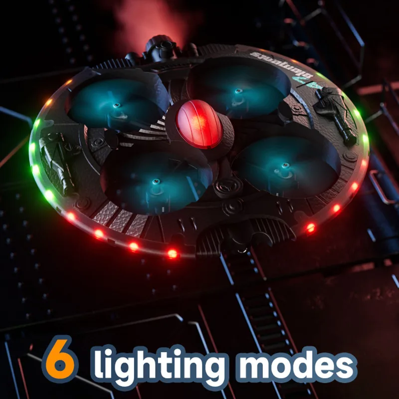 8K WIFI FPV Drone Light Spray RC Dron With 8K HD Camera Gesture Sensing RC Quadcopter Flying Ball Dron RC Toy For Boy Kid Gift