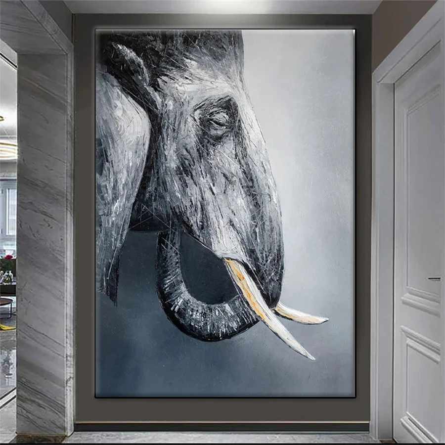 

New 5D Diamond Painting Modern Art Abstract Animal Elephant Diamond diy Embroidery Home Decoration Mosaic