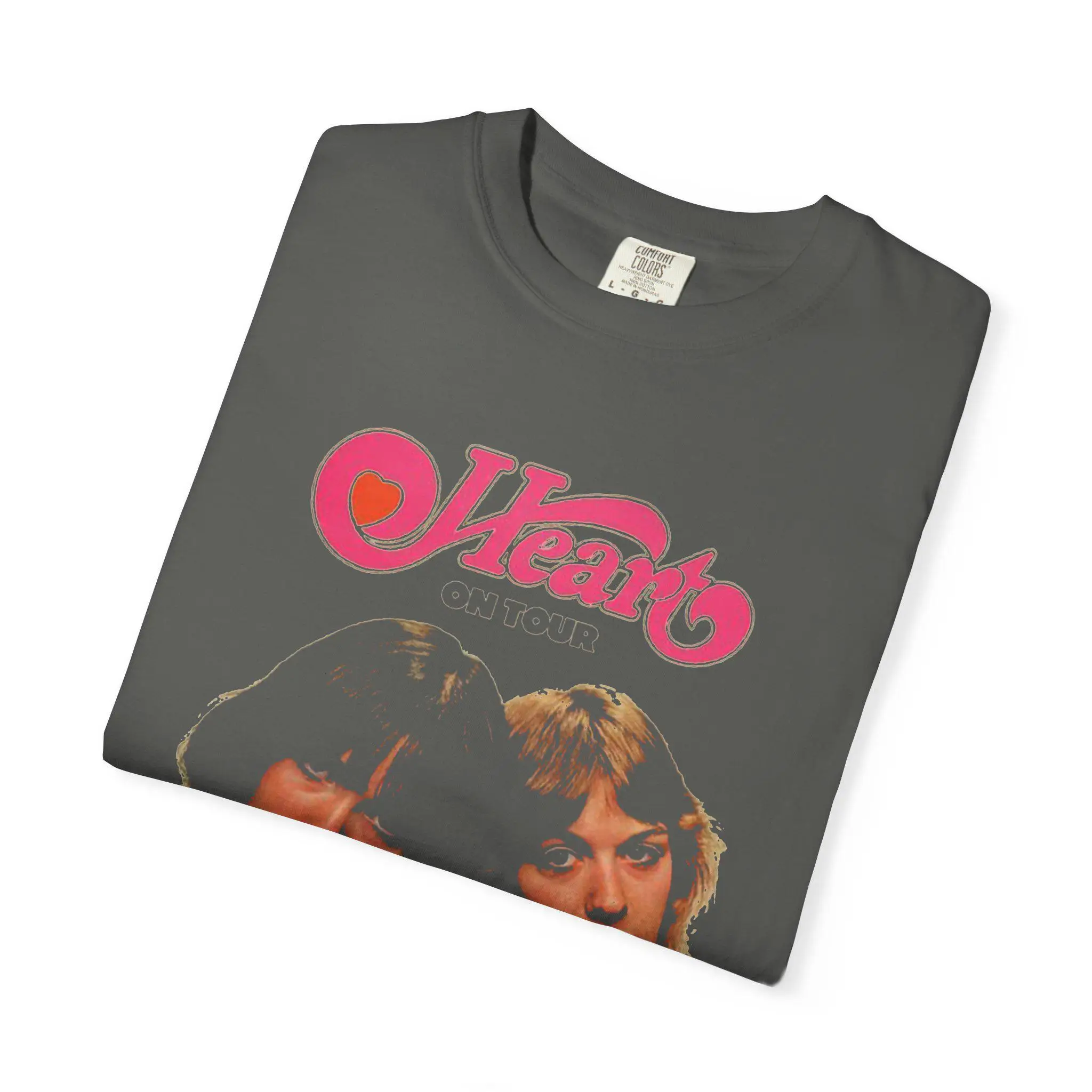 80s Heart Band Shirt, Vintage Rock Graphic Tee, 70s Retro Rock and Roll T-Shirt, Music Lover Gift, Classic Band Tee for Fan