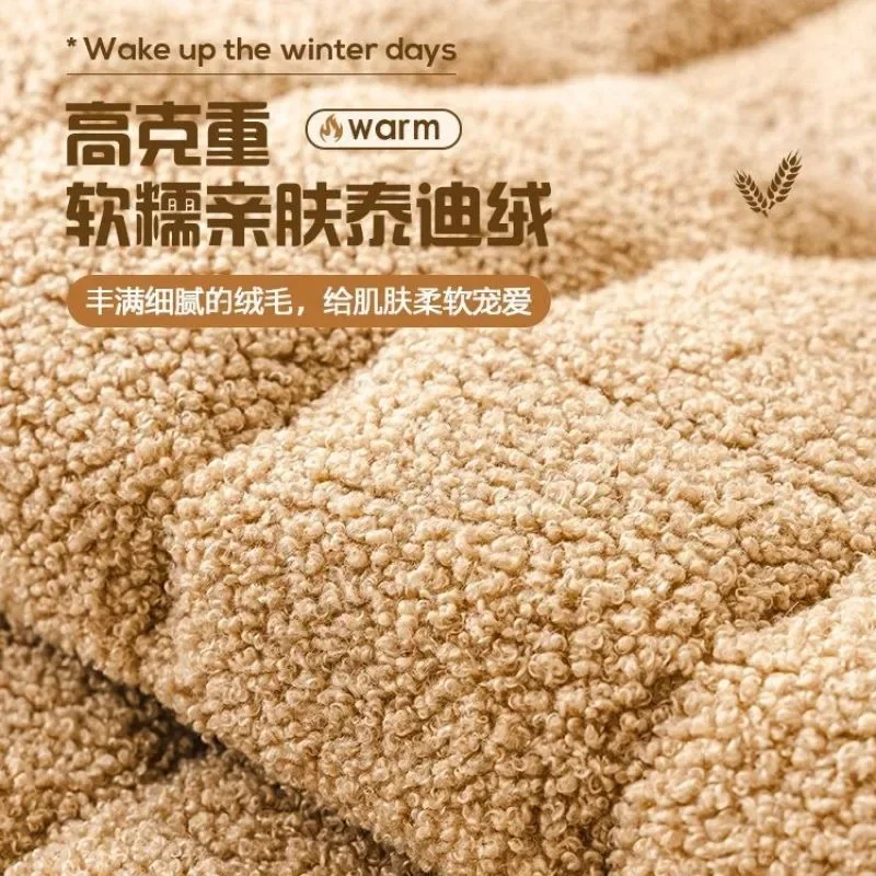 Thickening in Winter Fixed Anti Slip Sofa Cushion Straight Seat Cushion Dustproof Wear-resistant Machine Washable Anti-pilling