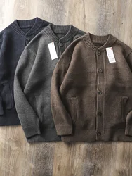 Suéter Cárdigan ueso de Punto para Hombre y Mujer, Estilo Casual, Cálido, Otoño Invierno, Estilo Informal, Cuello en V, Man...