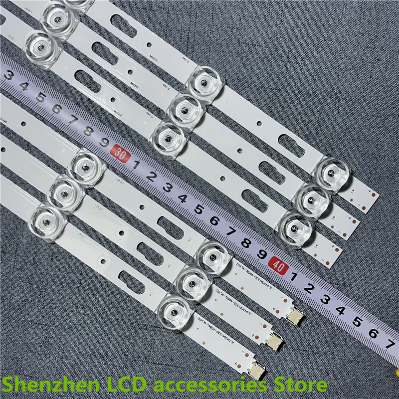 LED الخلفية بار لسامسونج UN43TU7000 UN43TU8000 UN43TU8200 UE43TU7100 UN43TU700DF BN96-50319A 50320A LM41-00868A 00867A 3V