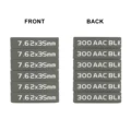 6 PACK 7.62 GRAY