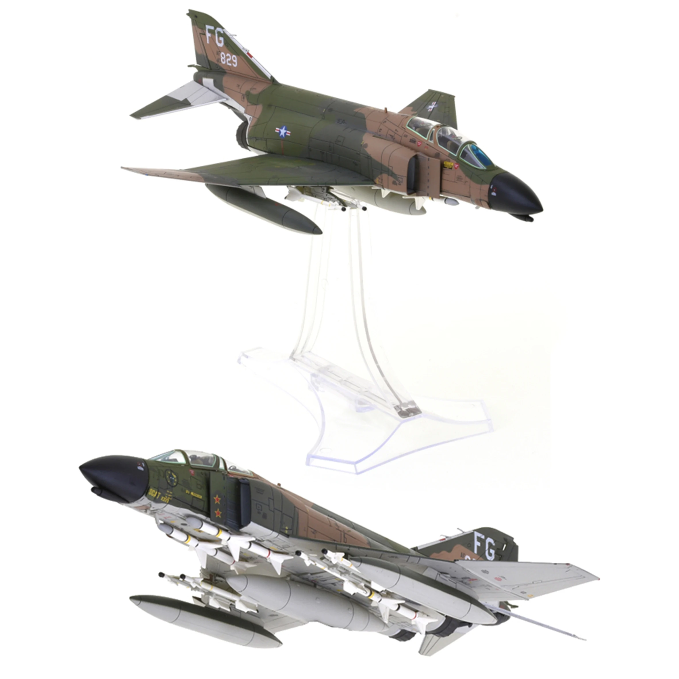 1: 72 AC1012 F-4C Fighter Model 640829 433rd TFS 8th TFW UBON RTAB 1967 Alloy Collection Model