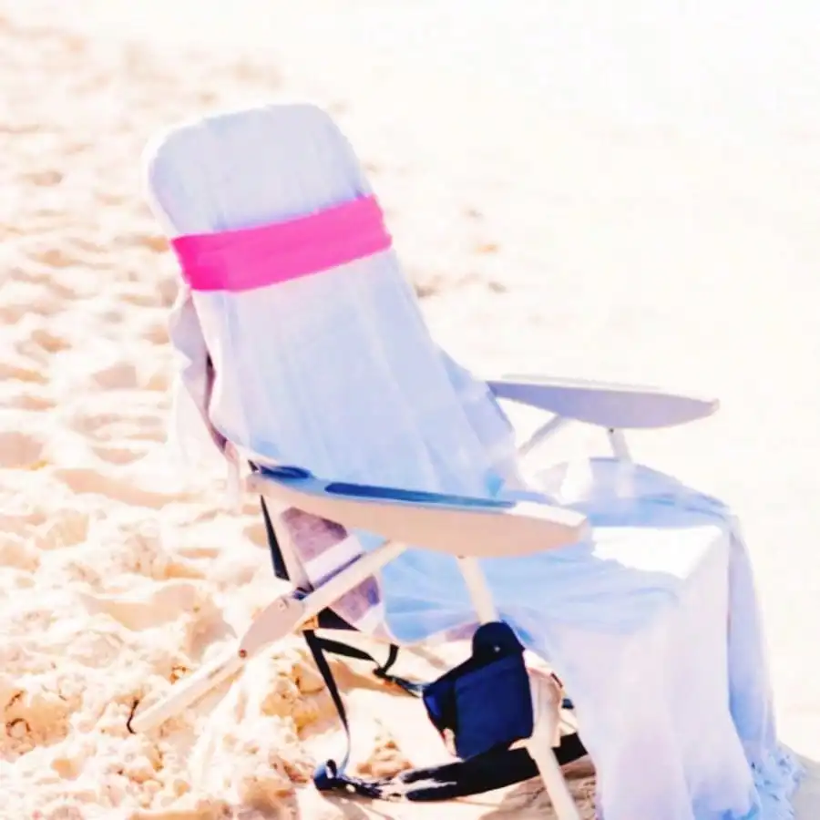 Heavy Duty Silicone Beach Towel Bands For Beach Chairs Windproof Stretchy Towel Straps Keep Towel In Place Rust Free Alternative To Traditional Towel Clips For Outdoor Beach