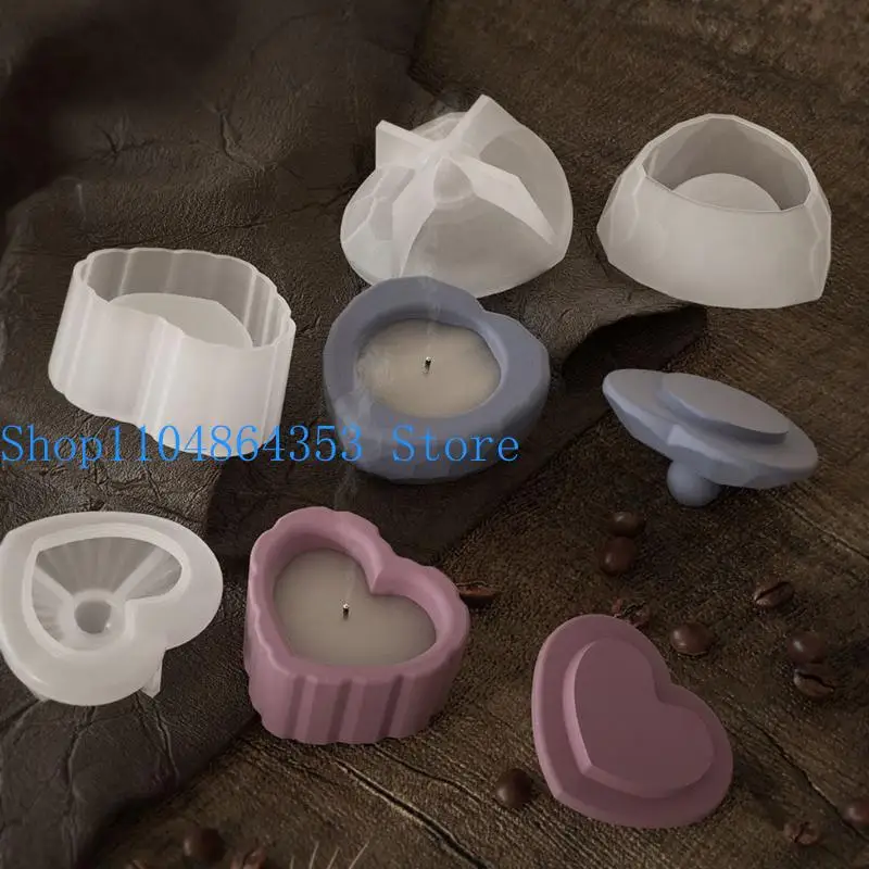 652F Fashionable Silicone Mold for Censer Create Censer Holder Mold Suitable for Home and Office Decoration
