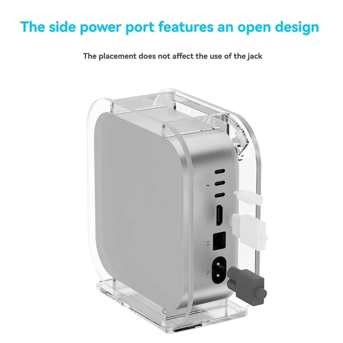 

2026 New Clear Acrylic Desk Stand Base for Mini / Pro 2024, Vertical Horizontal Desktop Storage Protective Stand