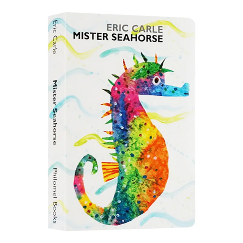 

Mister Seahorse, Eric Carle, Baby Children's books aged 1 2 3, English picture book, 9780399254901