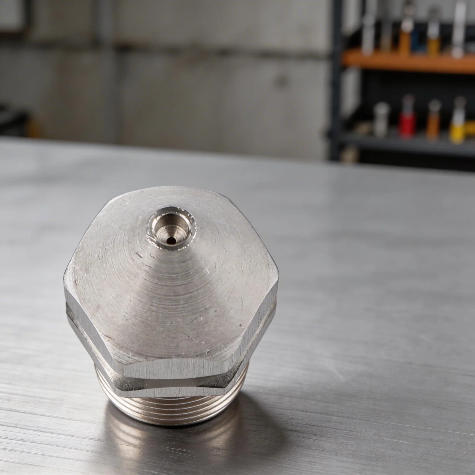 Pipe Silver Pressure Washer Nozzle 1/4'' Pressure Washer Drain Sewer Spray 4 Jet for jetter hot sale stylish new fashion