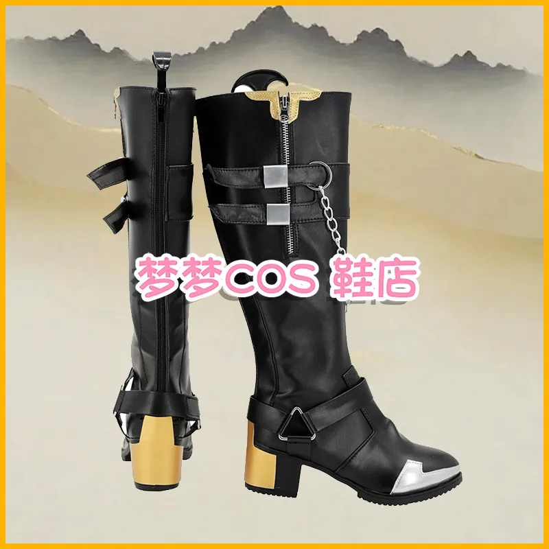 Jogo OW Ashe Botas Cosplay Ashe Sapatos Para Mulheres Adultas Halloween