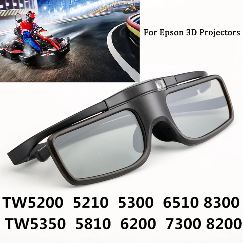 2026 ホットアクティブシャッター 3D メガネ Epson TW5700/5400/5600
