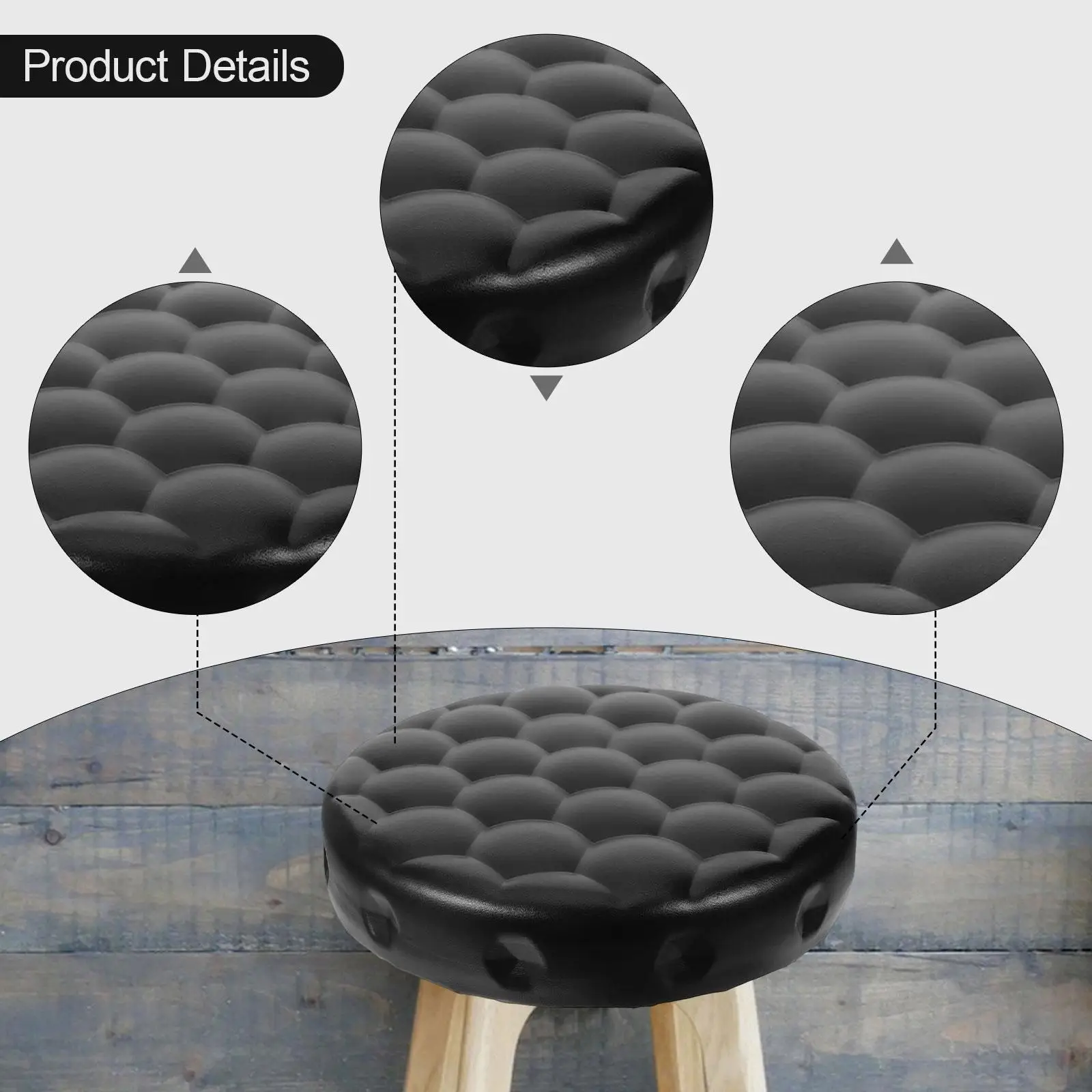 Runder Barhocker, Sitzkissen, Sitzoberteil, Ersatz für Barber Shop Salon SPA