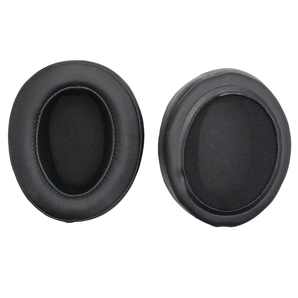 1 คู่เบาะหนังฟองน้ํารูปไข่ Ear Pads Protector Earmuff อุปกรณ์เสริมสําหรับ Sennheiser Momentum 1