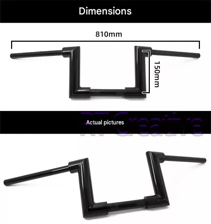 Heightened Rear Shift Handlebar Fit BENDA Chinchilla 350 Motorcycle Modification