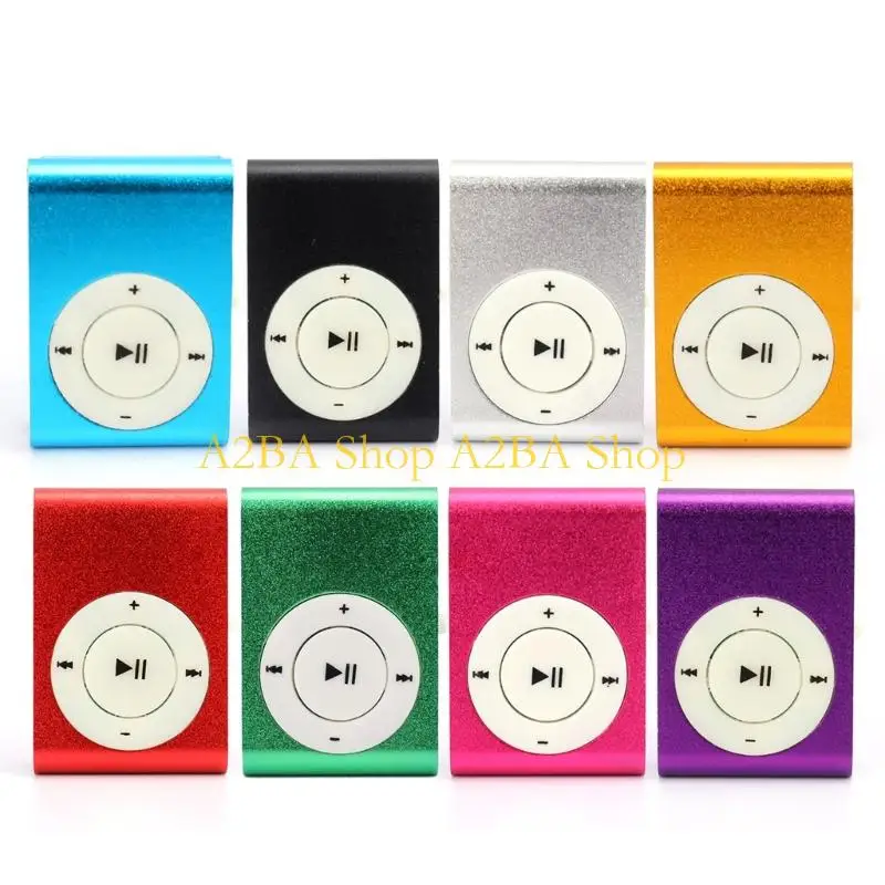 A2BA Clip Music Player Metal Construction Memory Card Compatibility Improved Sound Performances for Student