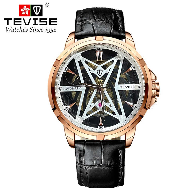 

TEVISE Automatic Mechanical For Men Waterproof Luminous Business&Fashion Stainless Steel Wristwatch