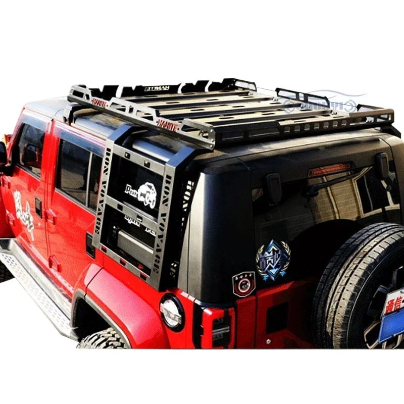 

Universal Offroad Suv Steel Iron Aluminum for JL Jku Basket Top Luggage Carrier Car Roof Racks