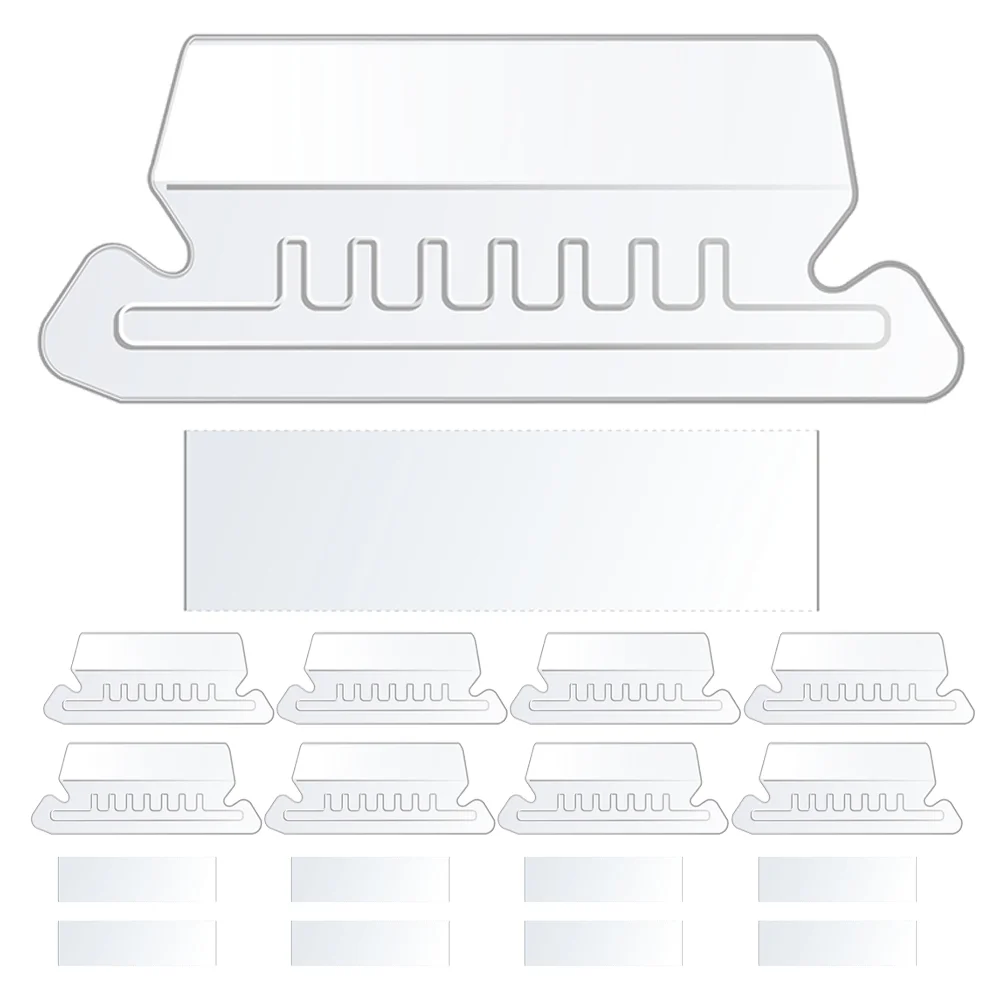

100 шт., держатели для этикеток, маркеры для файлов, маленькие подвесные папки из ПВХ и вставки
