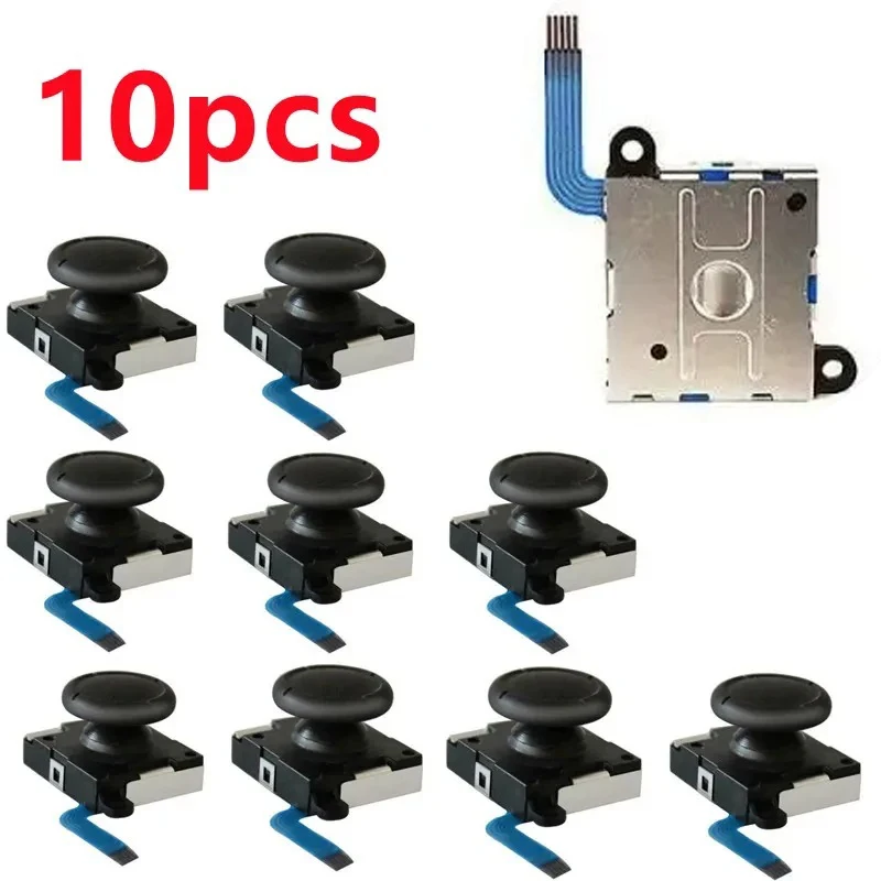 10pcs/set 3D Analog JoyStick for Nintendo Switch Controller NS NX Switch Lite Gamepad Joy-con Game Pad Rocker Replacement