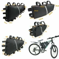 Mountain Bike Triangle Tube Frame Bag Battery Storage 36V 48V Hanging Waterproof Bag