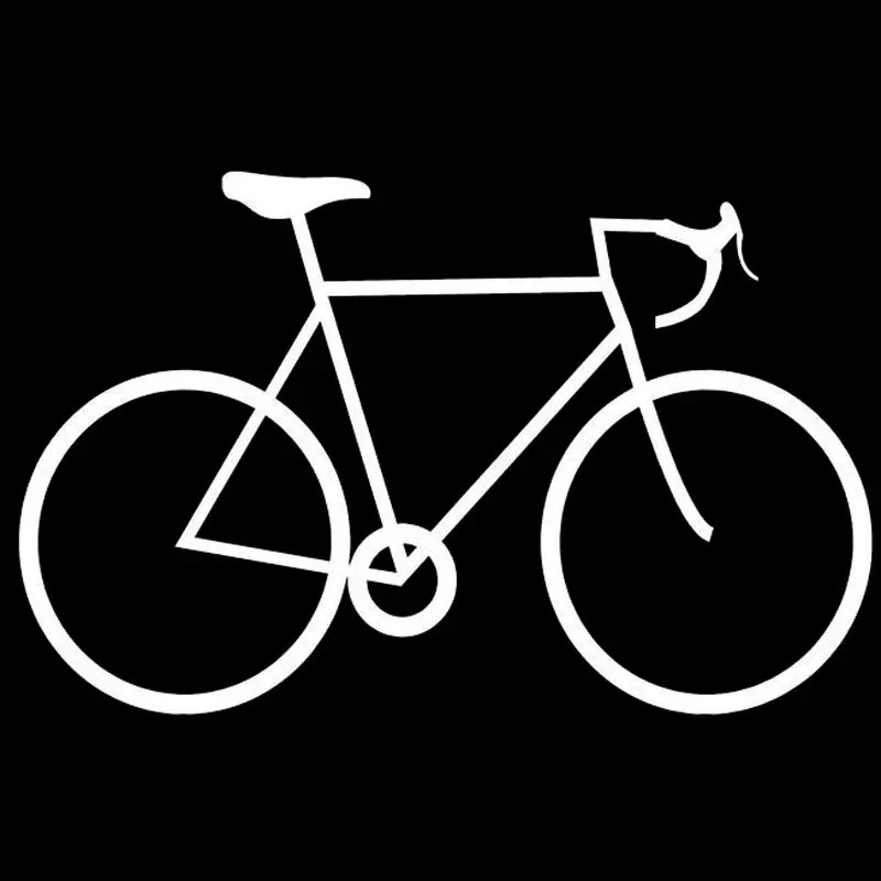 Creative Speed Bike Bicycle Car Styling Motorcycle Sticker Decal Pvc Motorcycle Car Decal Sticker, Black/white, 14cm*9cm
