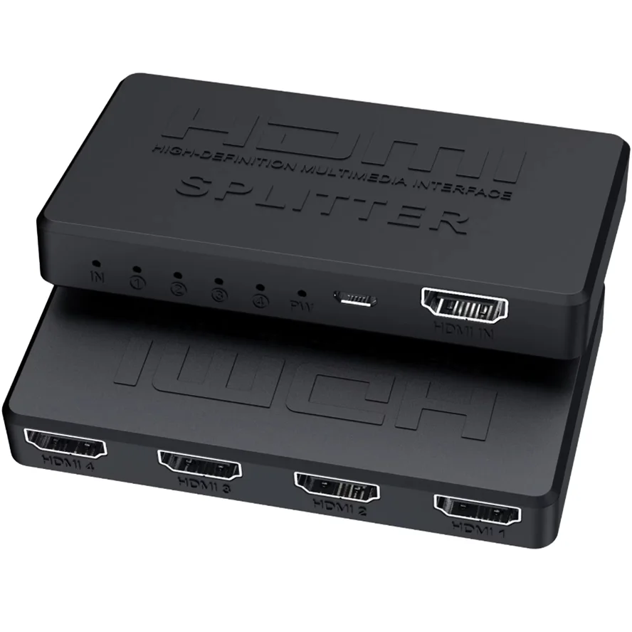 Rozdzielacz HDMI 4K 2K 1 wejście na 4 wyjścia 4x1 Przełącznik HDTV Adapter HDMI Przełącznik Wideo HD do Xbox PS4 DVD PC Laptop — zdjęcie produktu 7