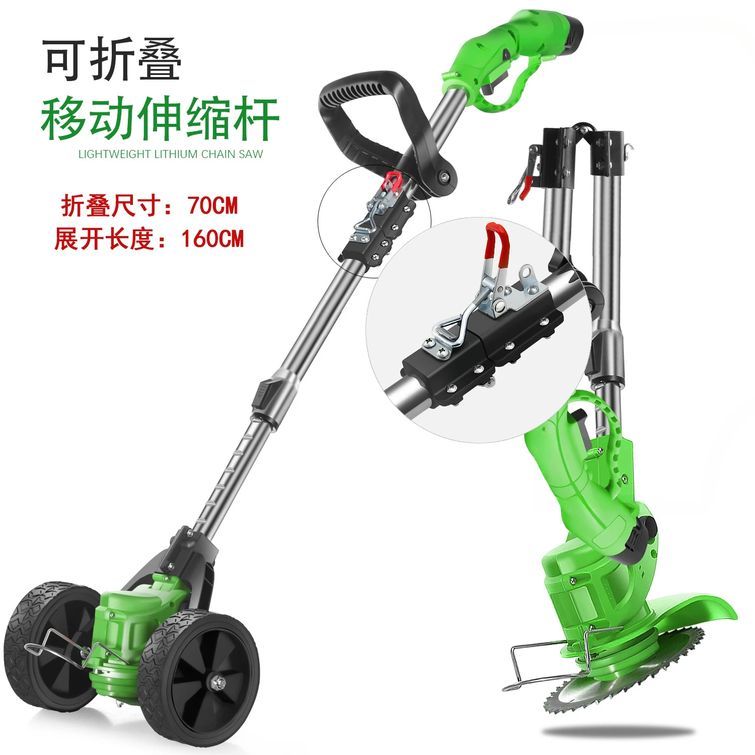 For Electric Mower Small Household Weeding Machine Handheld Grass Trimmer Garden Lithium Battery Pruning Machine