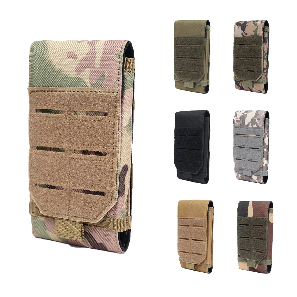 

Tactical 5.5 Inch Molle Cell Phone Pouch Outdoor Mobile Phone Pouch Waist EDC Tool Pack Camping Hunting Accessories Bag Holder