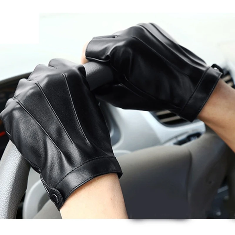 Punk Half Finger Gloves for Men Driving Stage Performances Props Rock Gloves for Dance Motorcycle Riding Biker Gloves