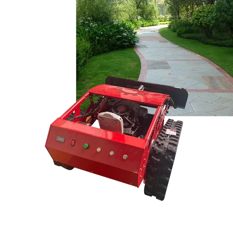 Factory direct sales mini Garden Orchard crawler Lawn mower all-terrain gasoline Lawn mower