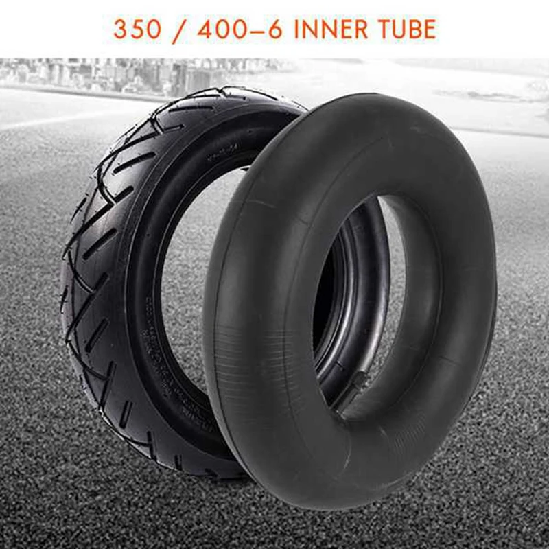 2 Pcs 3.50 / 4.00-6 Tire Tube Inner Tube Tire Inner Tire Tube Wheel 350 / 400-6 Innertube Mini Moto-Rubber Valve 6