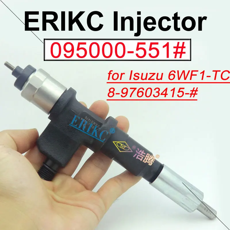 095000-5510 Fuel Injector 8-97603415-7 Diesel Common Rail Injector Engine Parts 095000-5511 for Isuzu 8-97603415-1 8-97603415-0