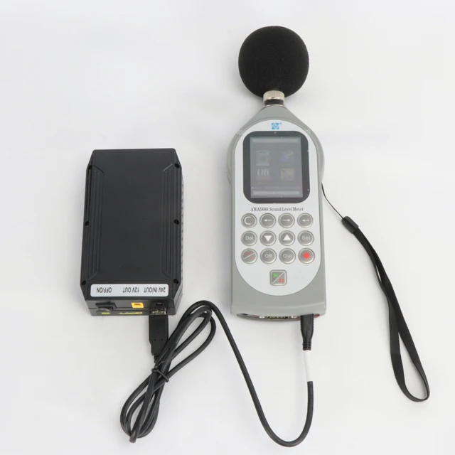 AWA5688 Sound Pressure Level Meter Data 28-133 DB Noise Meter Class 2 Max/Min/Data Hold Sound Reader LCD Display Auto Backlight