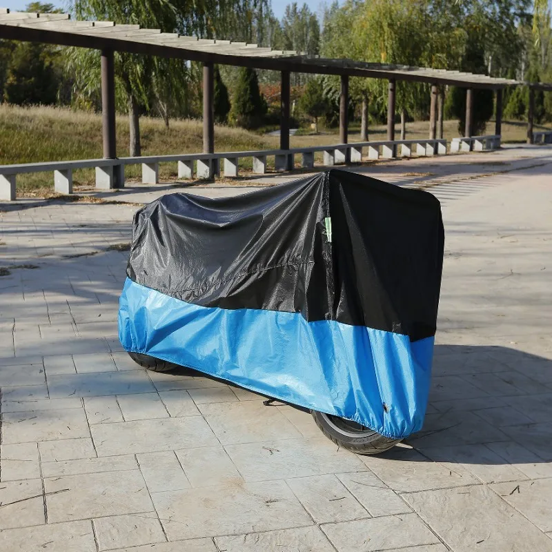 Cross Border Foreign Trade Amazon Motorcycle Cover Car Cover Splicing Anti Snow Windproof Waterproof Thickened Electric Bik