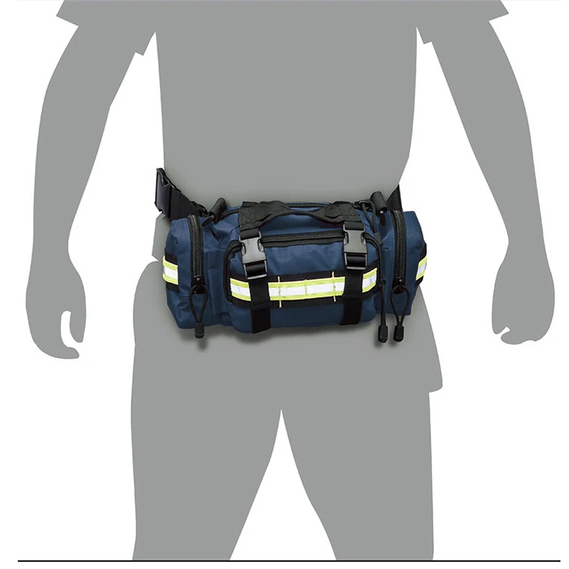 SAFETYMED First Responder Paramedic First Aid Fanny trauma Emergency Navy Blue Bag