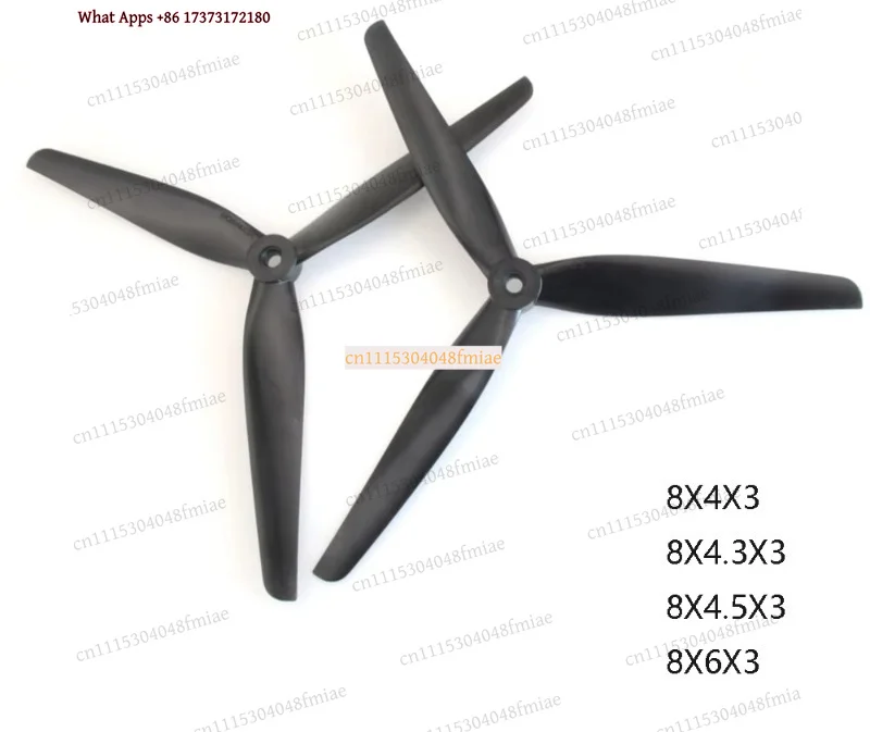 1Pair 8X4X3 8040 8X4.3X3 8043 8X4.5X3 8045 8X6X3 8060 Carbon Nylon 8inch Propeller CW CCW for FPV Drone RC Quadcopter