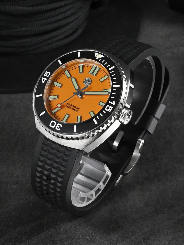 時計 SAN MARTIN automatic watch San Martin 2025 New 40mm Enamel Dial Men Dive Watch Original