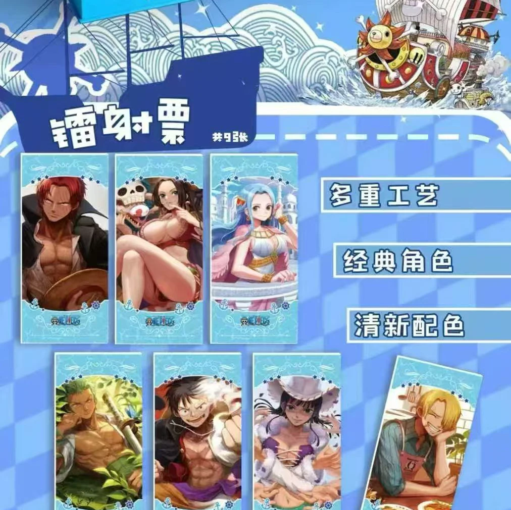 JinXing One Piece Collection Rare Peripheral Card Fans Favory Fantasy Anime Character Hot Blooded Adventure Exquisite Toys