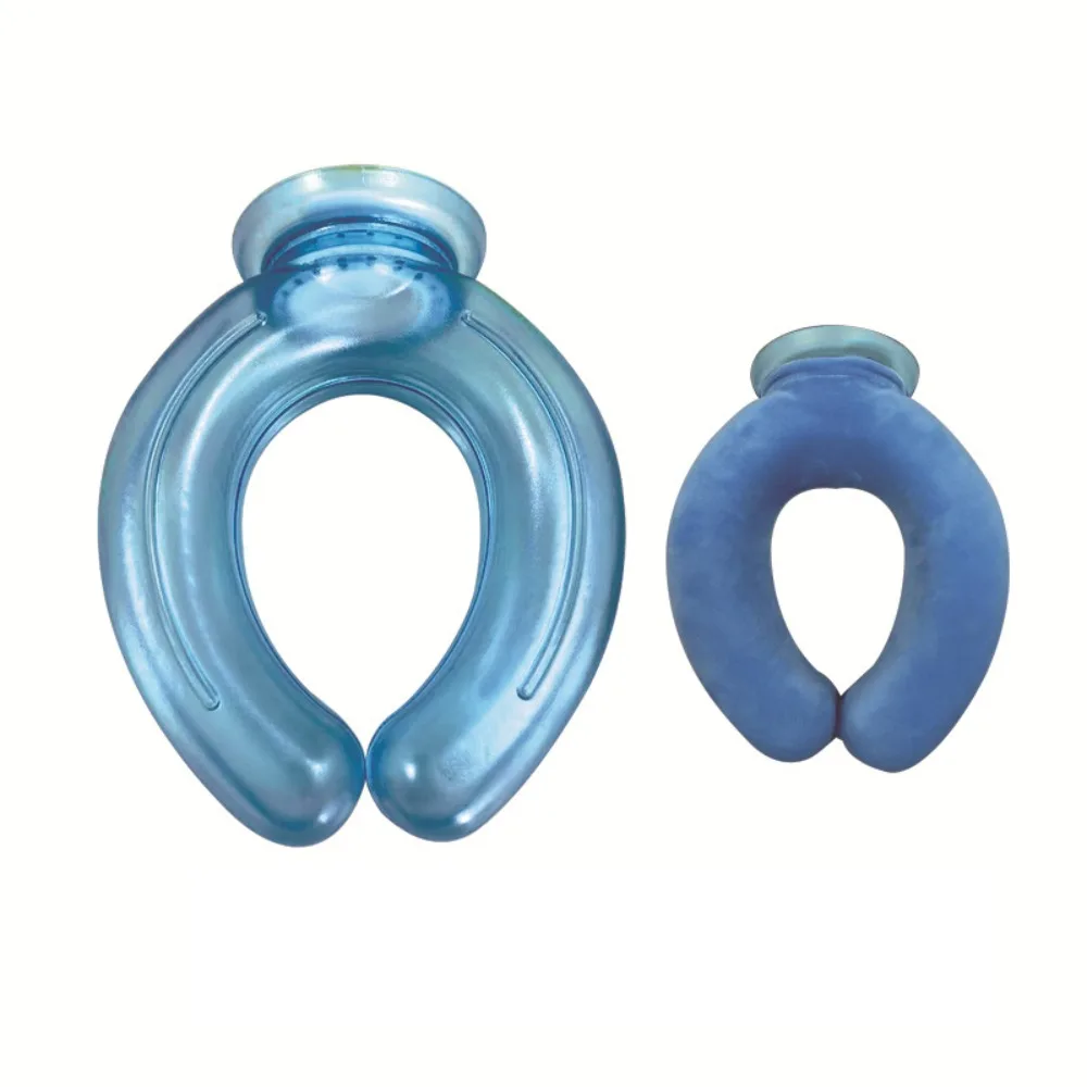 

Reusable U-shaped Icy Cooling Neck Bag Hands Free Cold and Hot Use Hot/Cold Water Pack with Cover Summer Cold Collar Running