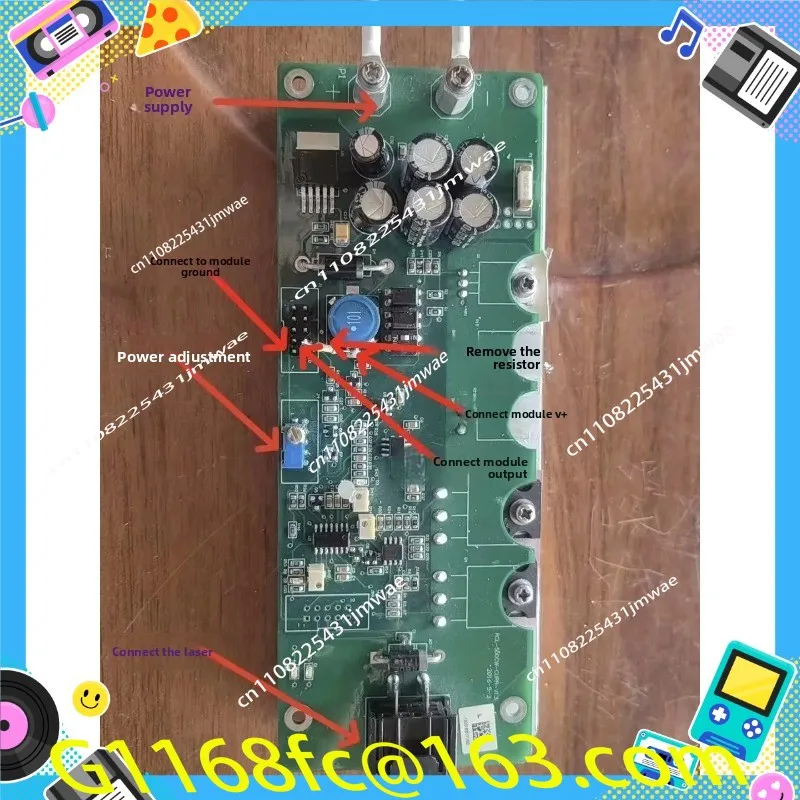 Pump Source Driver Board, Capable of Driving 45V22A Input/output Voltage Difference At 3V
