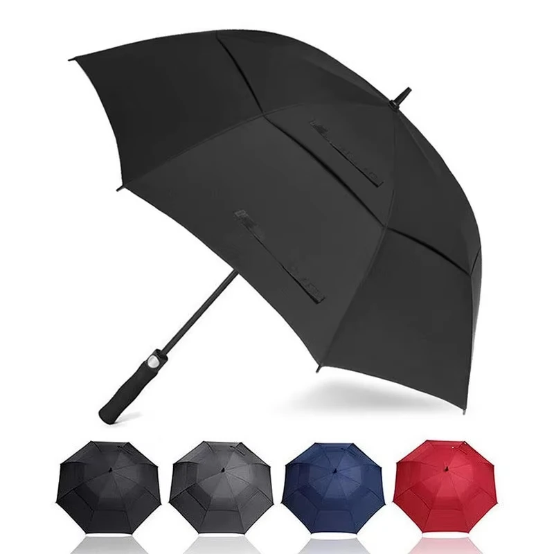 Factory Wholesale Upgraded Golf Umbrellas Advertise Custom Logo Prints Promotional Umbrella