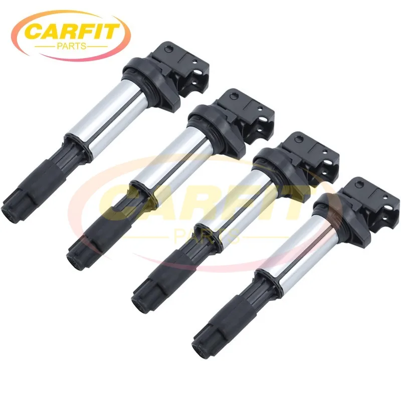

4PCS 12131712219 12131712223 12137551260 UF522 Ignition Coils For BMW E46 E53 E60 E70 E83 E90 323i 325i 525i 535i X3 X5 2.5L