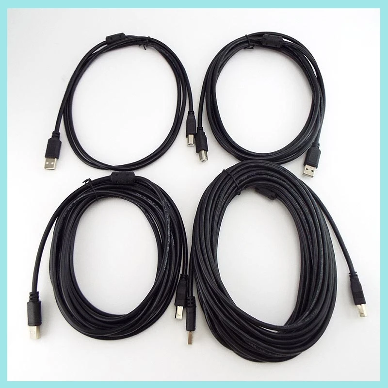 5M USB 2.0 Print Cable Type A to B Male to Male Printer extension wire For Label Printer extend line B2