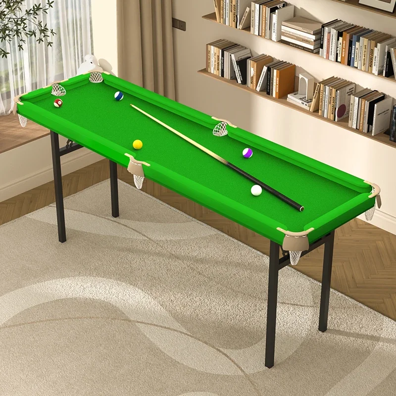 

Training pool table Adult household solid wood folding table Small accurate adult practice artifact 5 points