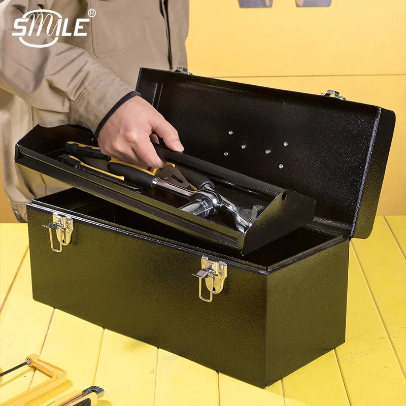 OEM Factory Directly Provide Portable Hand Strong Packing Big Metal Tool Box