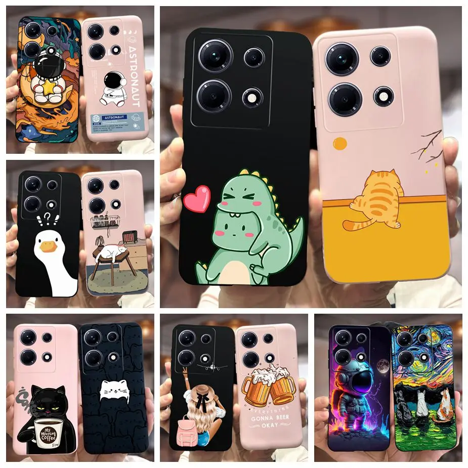 For Infinix Note 30 4G Case Note 30i X6716 Cute Cartoon Cover Soft Silicone Phone Case For Infinix Note 30 Pro Note30 VIP Bumper