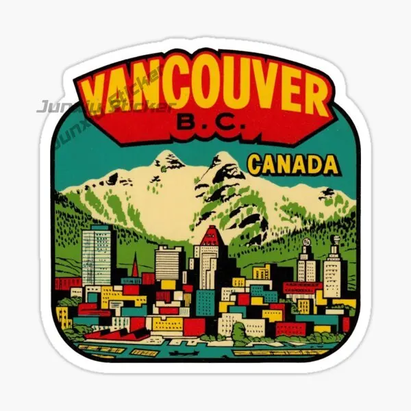 

VANCOUVER CANADA National Scenic Tourism Car Stickers Vinyl Accessories