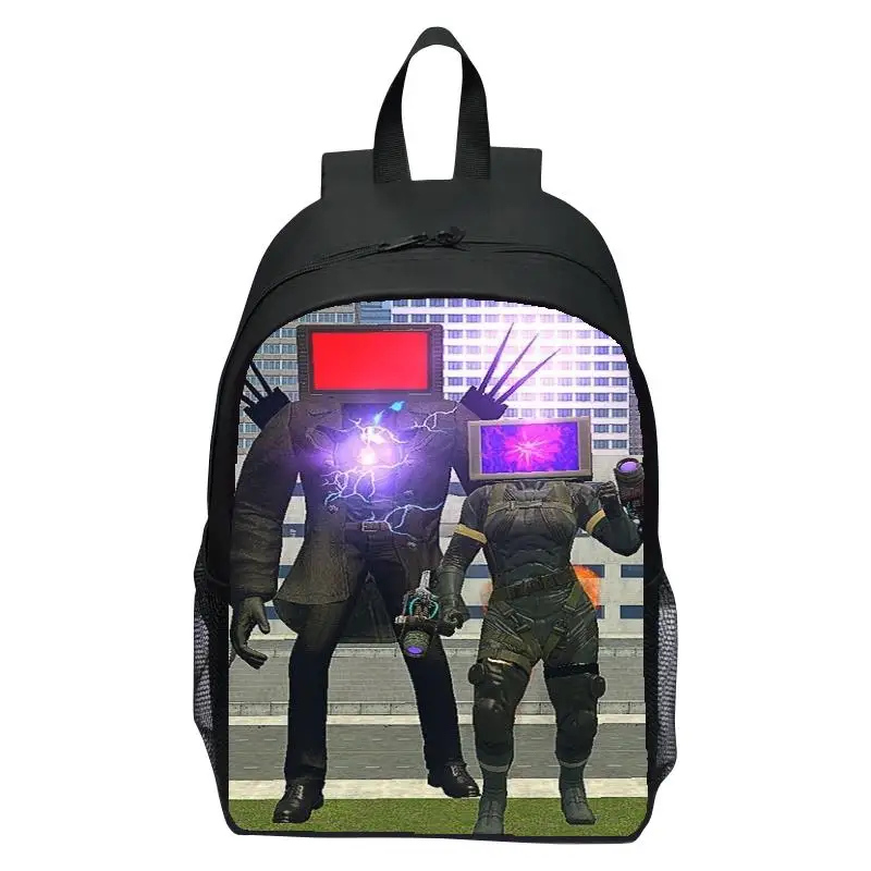 New Arrival Digital Printed Skibidi Toilet Kids Backpack Titan Television Man Children Schoolbag Boys Bookbag for Student Gilf